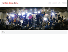 Tablet Screenshot of justinburdine.com